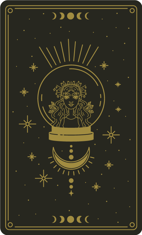 čarovnica in lunina spalnica - TenStickers