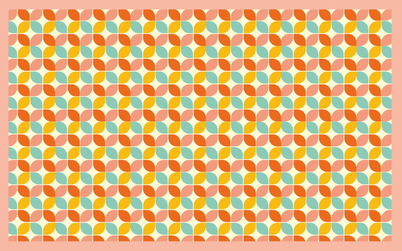 Večbarvne kvadratke geometrijske preproge iz vinila - TenStickers