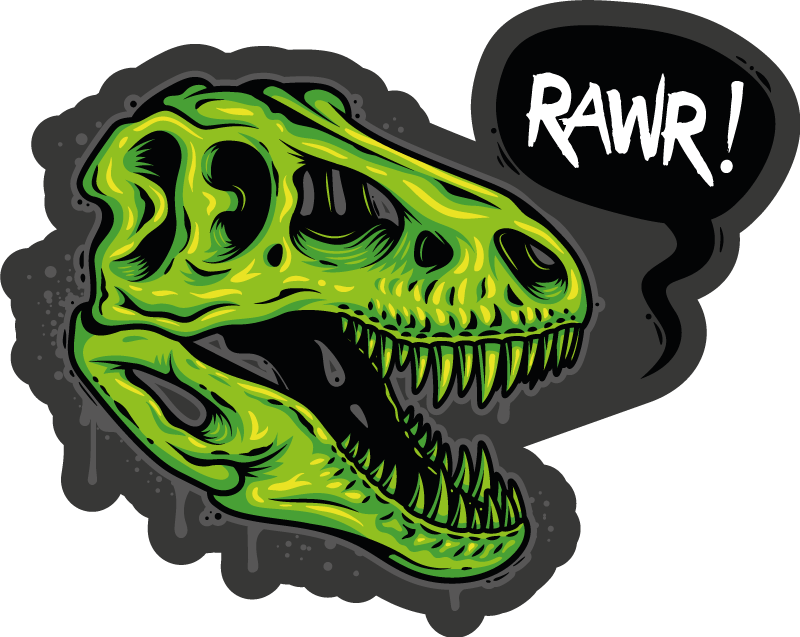Tepih z živalskim potiskom z dinozavri - TenStickers