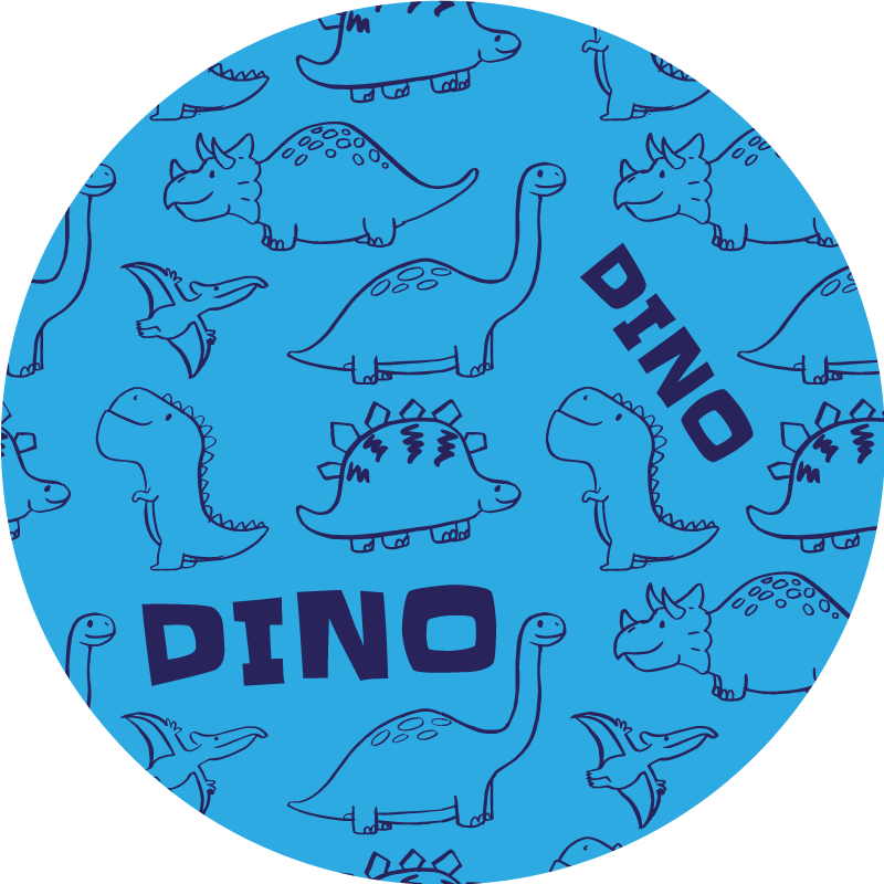 Na temo dinozavrov Vinilne preproge v drugih vzorcih - TenStickers