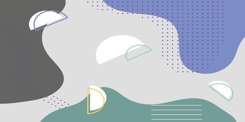 Tekači na hodniku z geometrijskim sodobnim vzorcem - TenStickers