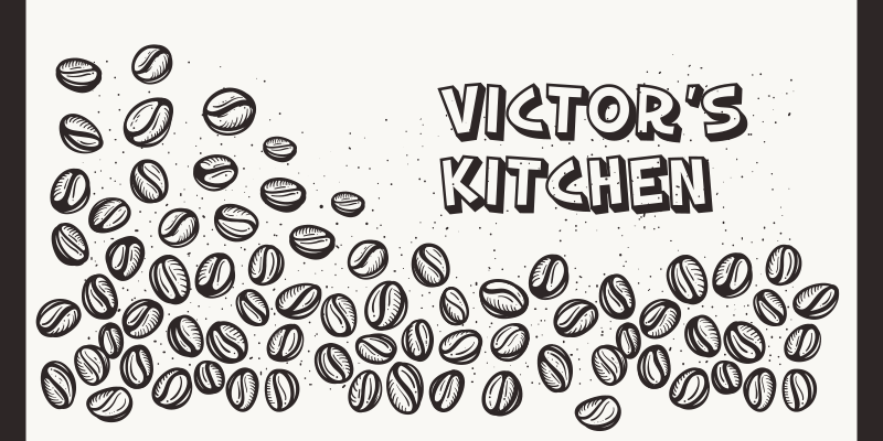 Personalizirana kavna zrna Vinilna preproga z imeni - TenStickers