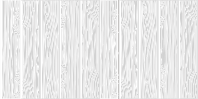 Bela lesena deska vinil preproga - TenStickers