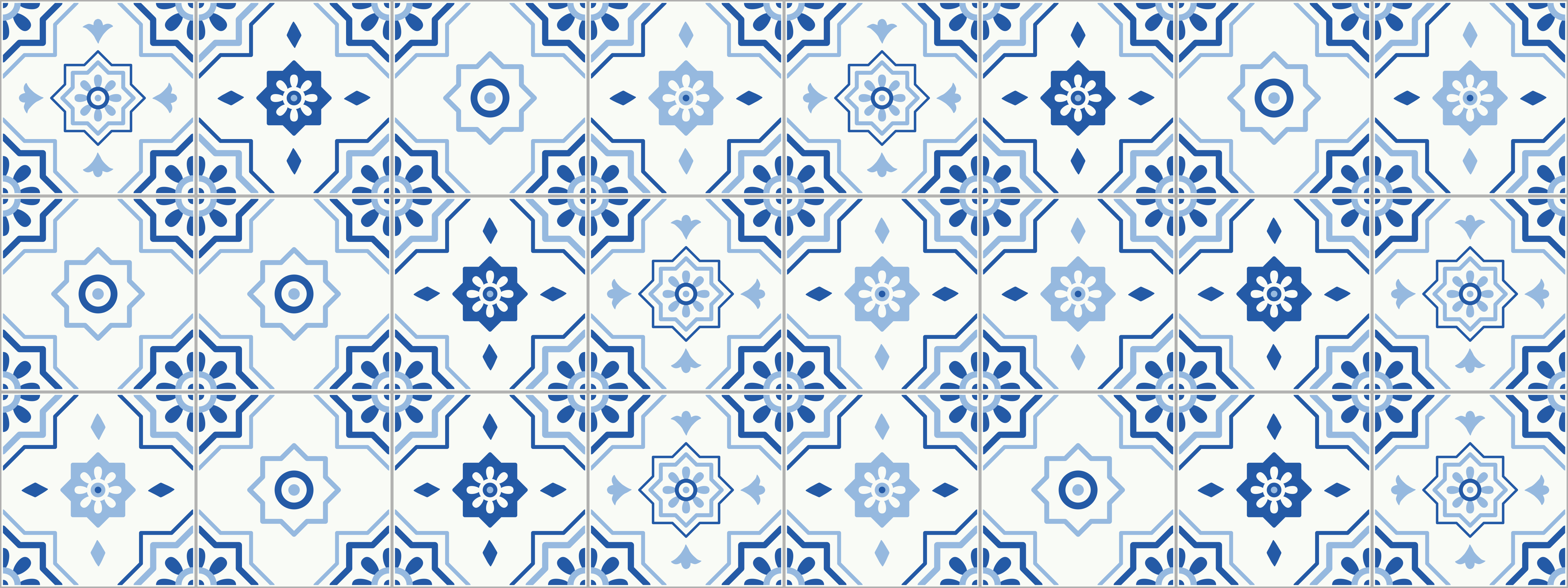 Vinilna talna obloga v imitaciji ploščic geometrijski tekač - TenStickers