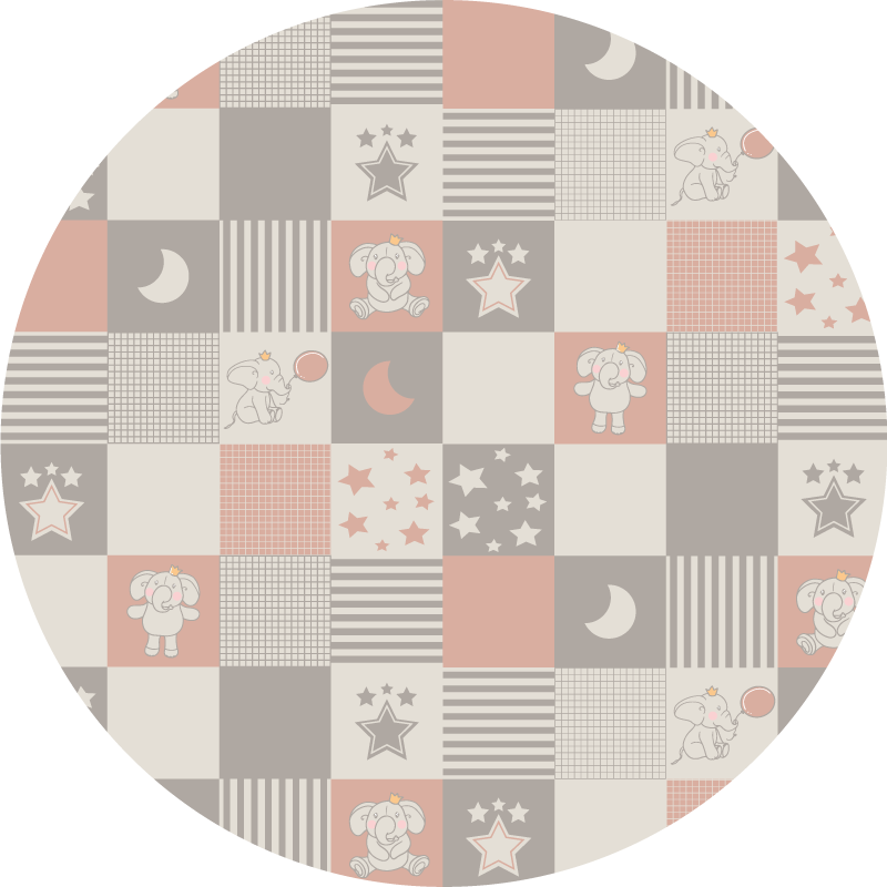 Otroški patchwork Otroške vinilna preproga - TenStickers
