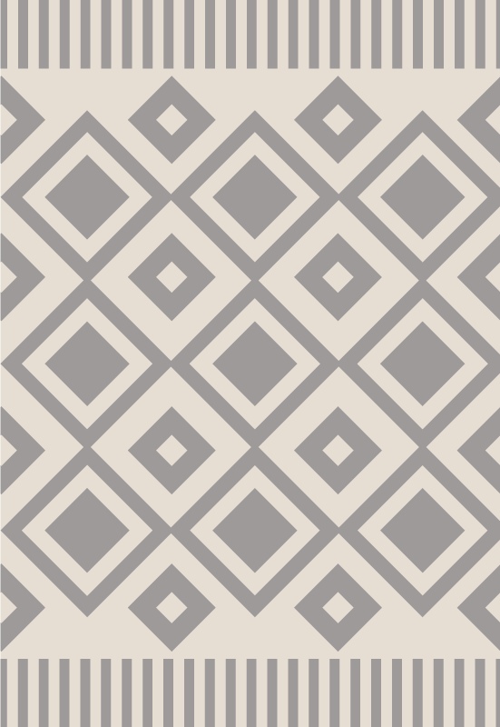 Grey elegant shapes vinilne preproge z vzorci - TenStickers