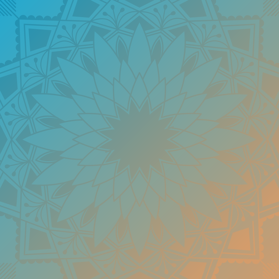 Mandala gradient Vinilna preproga mandala - TenStickers