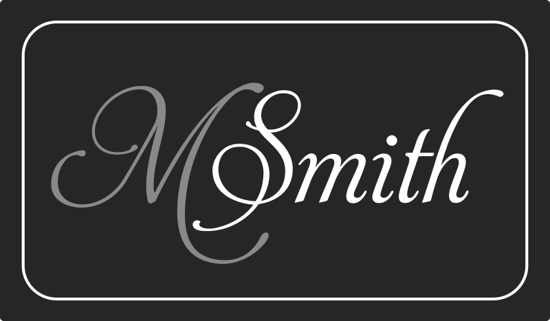 Prilagodljiv monogram Vinilna preproga z imeni - TenStickers