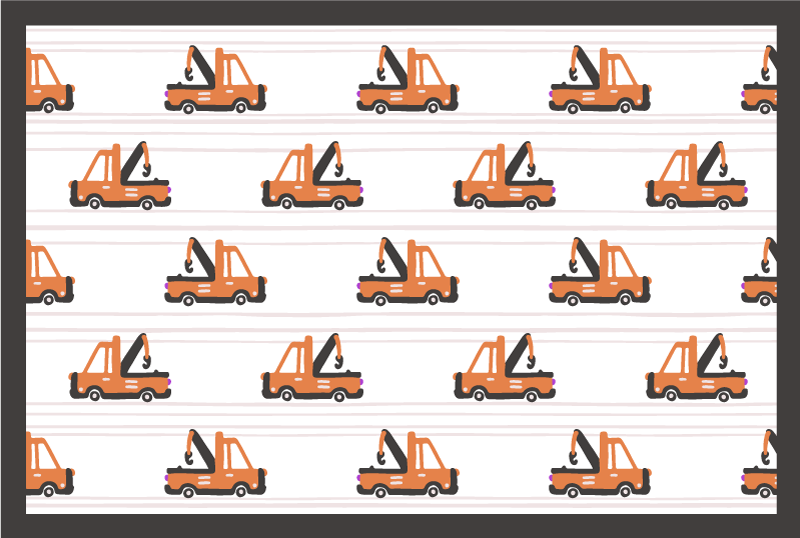 Vzorec igrače žerjav Vinilne preproge v drugih vzorcih - TenStickers