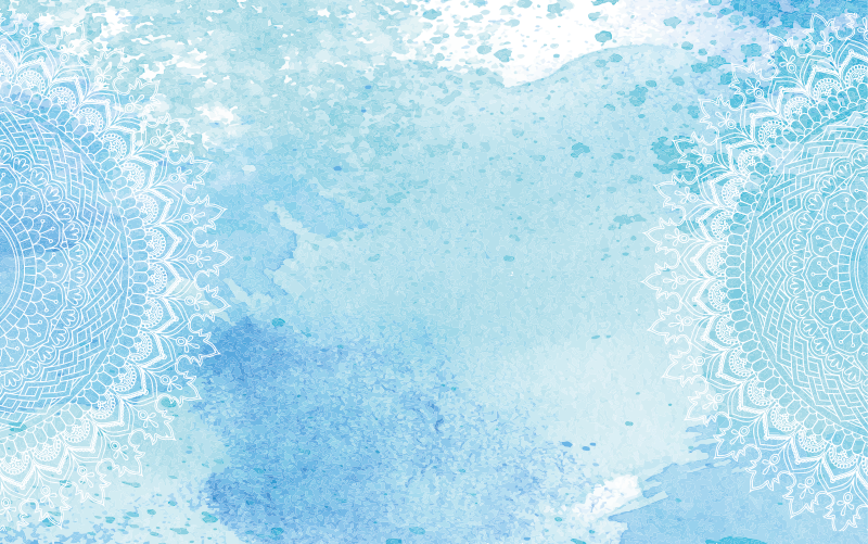 Mandala splash Vinilna preproga mandala - TenStickers