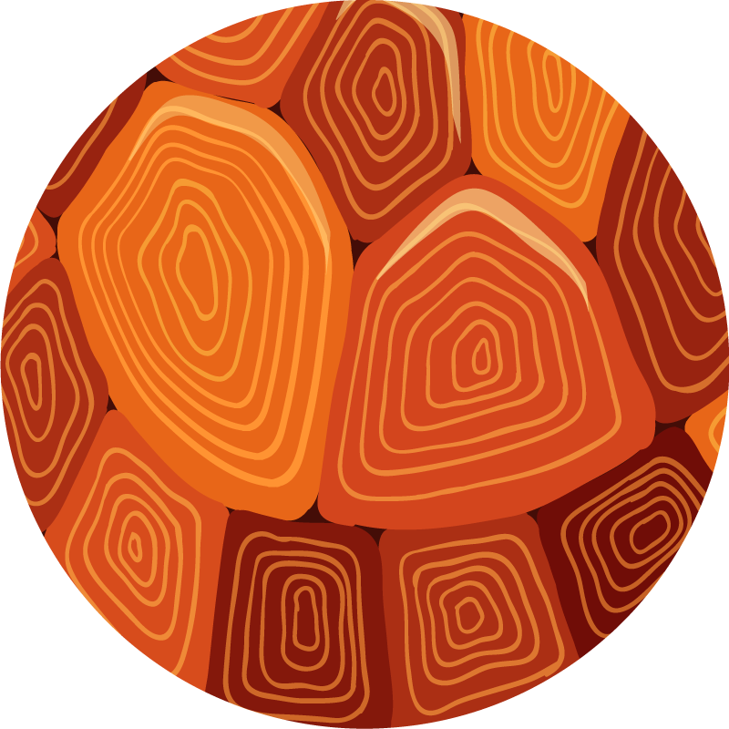 Organske konture Vinilne talne obloge z teksturo - TenStickers