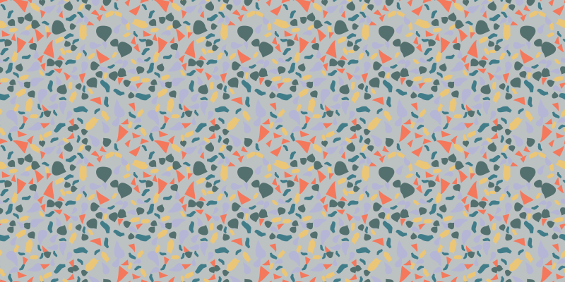 živahne abstraktne oblike Marmorna vinilna preproga - TenStickers