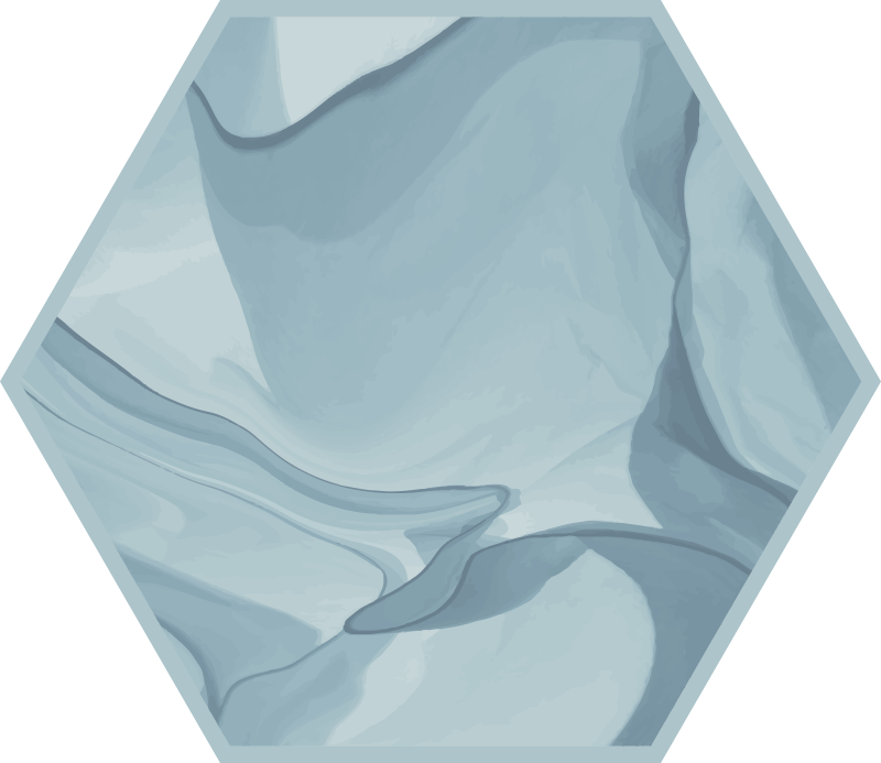 Abstraktni modri valovi Vinilne talne obloge z teksturo - TenStickers