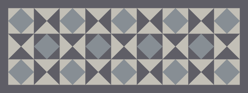 Geometric shapes display vinilne preproge z vzorci - TenStickers