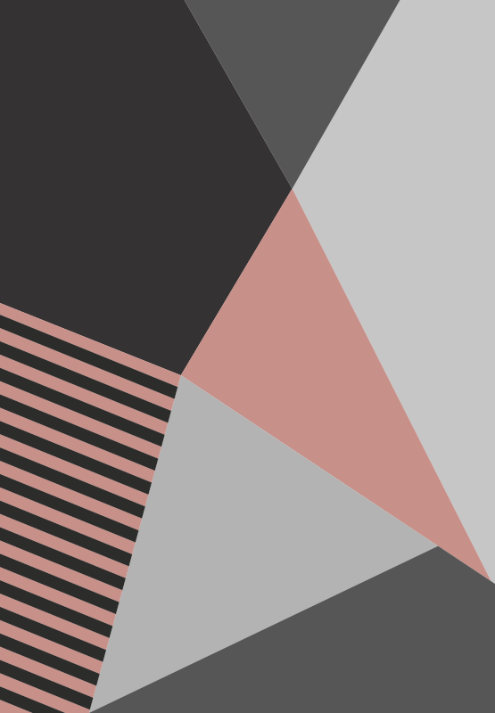 Trikotni geometrijski motiv sodobne vinilne preproge - TenStickers