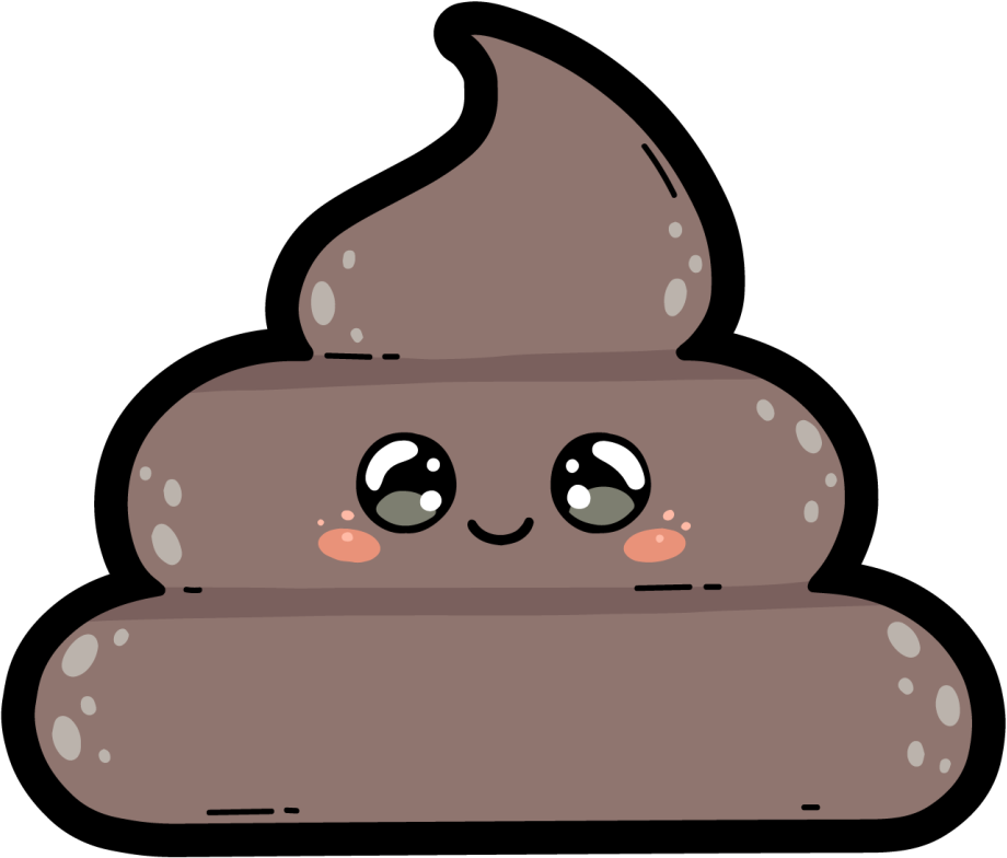 Anime poo emoji teen vinil preproga - TenStickers