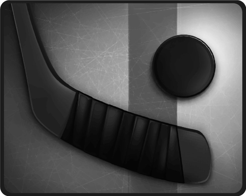 Realistična podloga za hokej na ledu - TenStickers