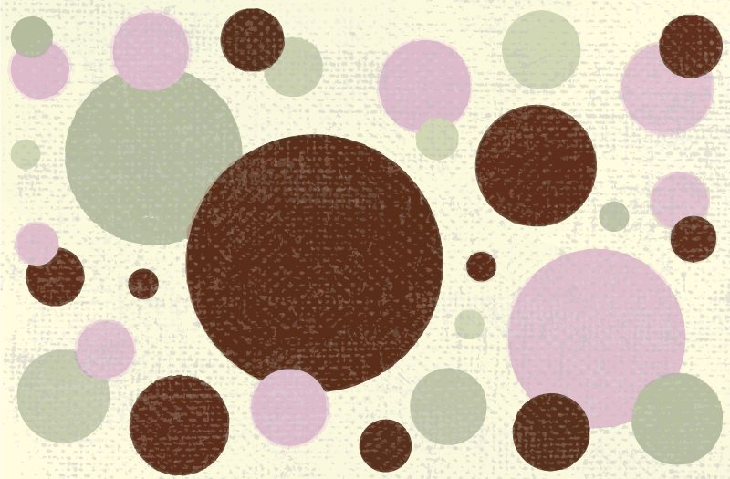 Vzorec krožnih pik Vinilne preproge z geometrijskimi vzorci - TenStickers