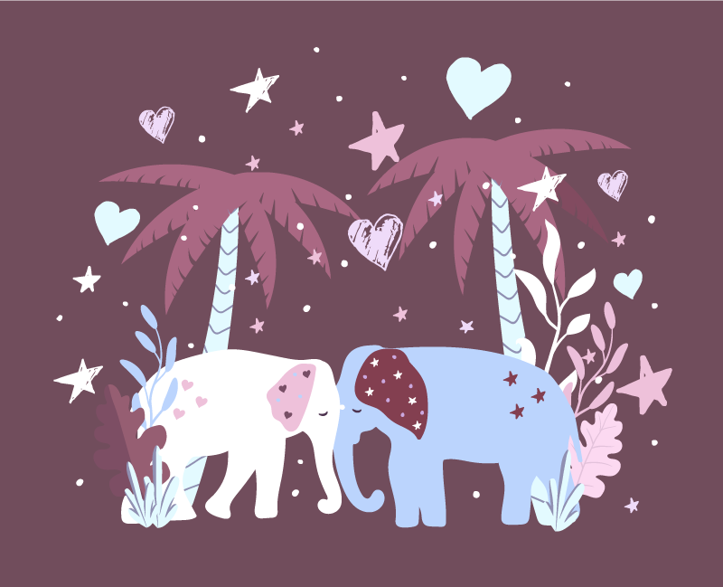 Otroški safari Otroške vinilna preproga - TenStickers