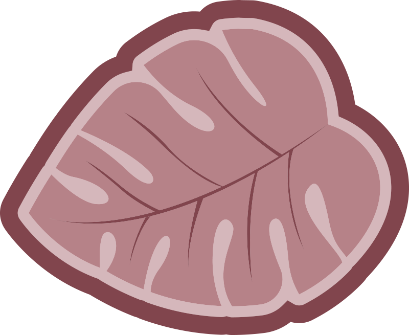 Botanična oblika listov cvetlična vinilna preproga - TenStickers