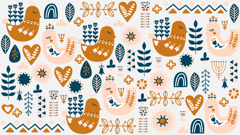 Igrivi otroški vzorci Otroške vinilna preproga - TenStickers