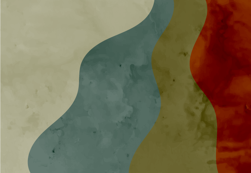 Abstraktni valovni vzorci Vinilna preproga za dnevno sobo - TenStickers