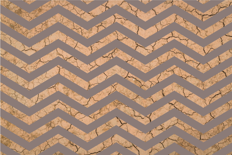 Vinilne talne obloge z teksturo chevron razpokan vzorec - TenStickers