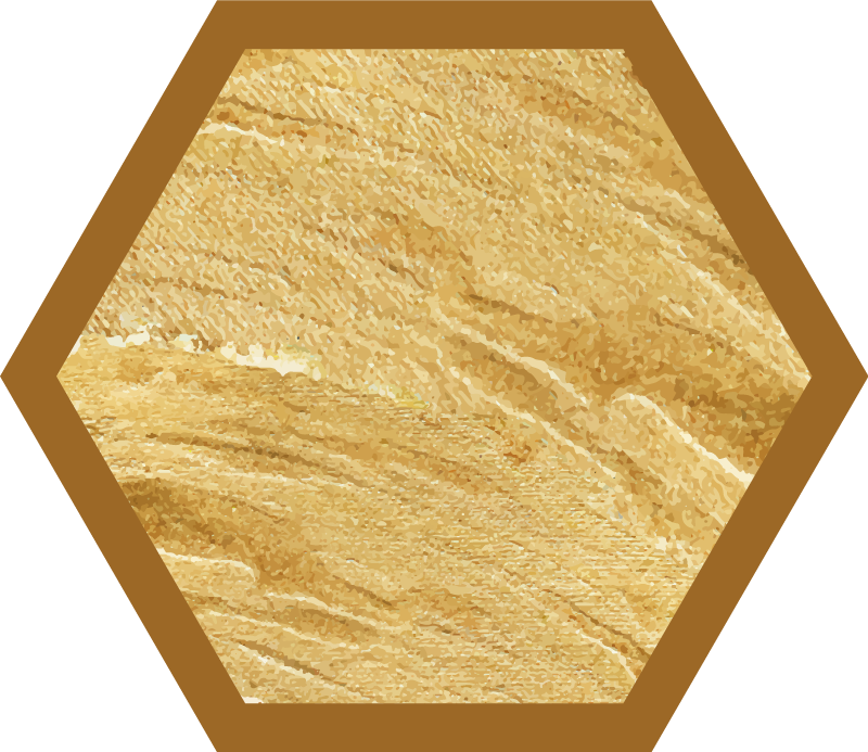 Tekstura šesterokotnih zrn Vinilna preproga z lesnim učinkom - TenStickers