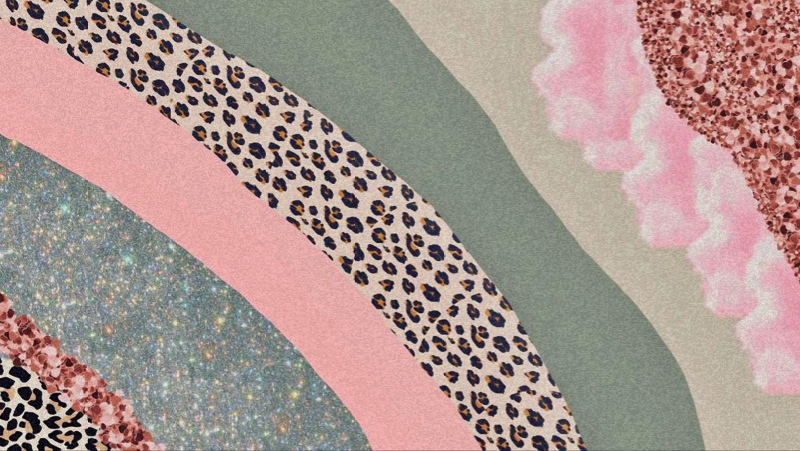 Večplastni barvni valovi Vinilne preproge za spalnico - TenStickers