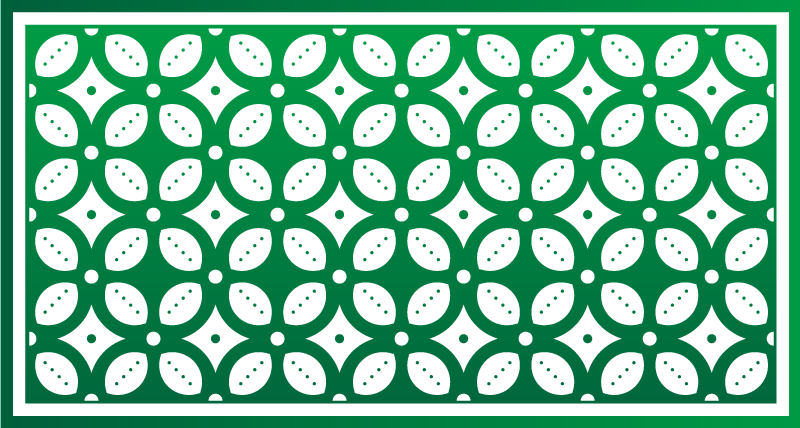 Smaragdno zelene ploščice kuhinjske talne ploščice - TenStickers