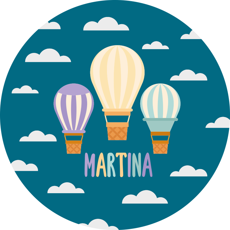 Zračni baloni z imenom Vinilne preproge v drugih vzorcih - TenStickers