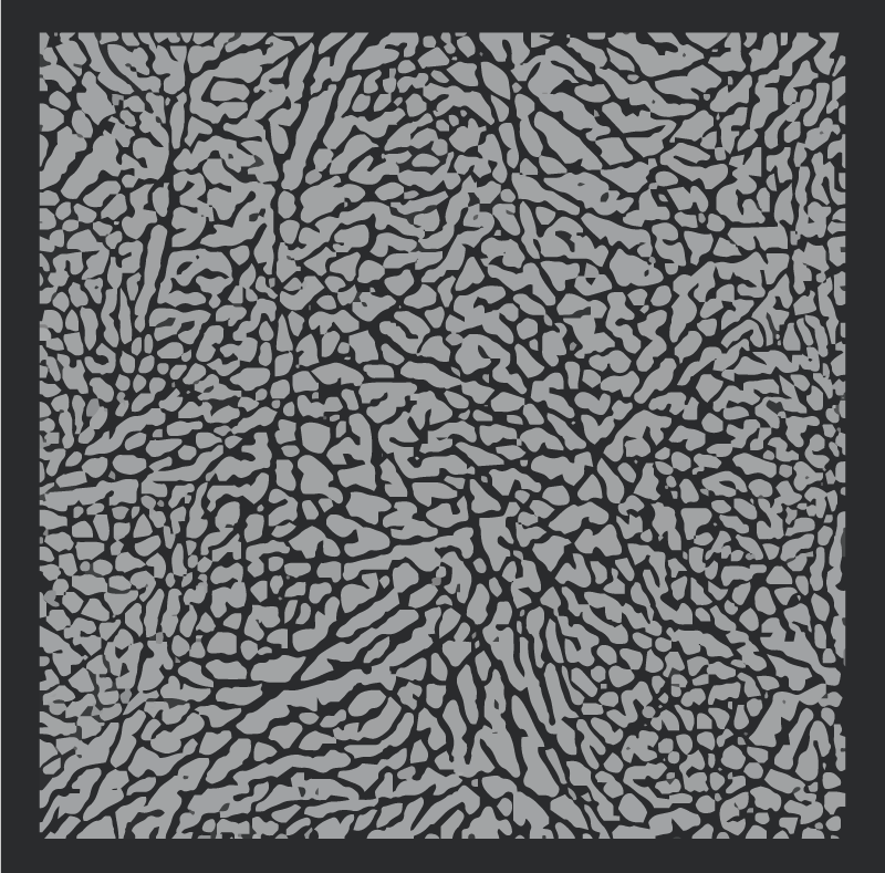 Teksturiran temen vzorec Siva vinilna preproga - TenStickers