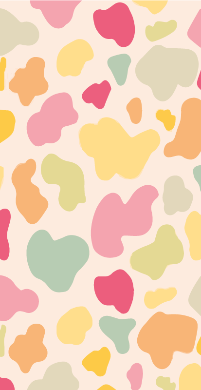 Mavrična krava tisk živalski tisk vinil preproga - TenStickers