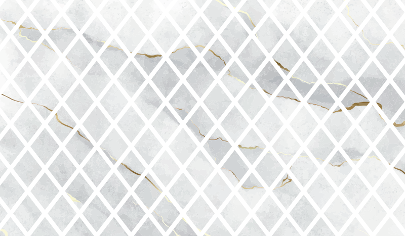 Eleganten marmorni vzorec Vinilna preproga za kuhinjo - TenStickers