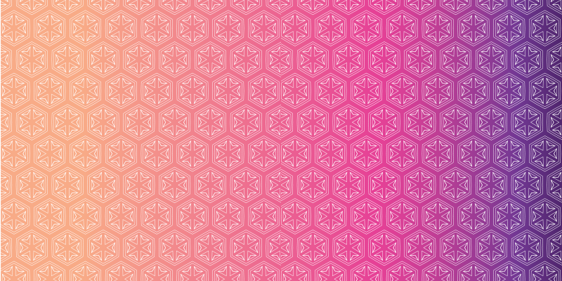 Hexagonal pink arrangement vinilne preproge - TenStickers