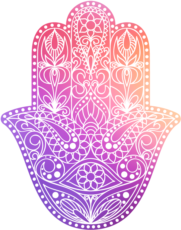 Mandala hand design vinilna preproga - TenStickers