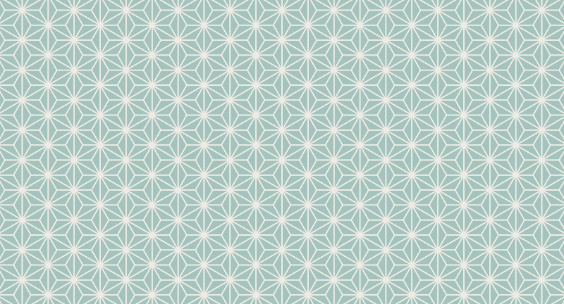 Green star burst vinilne preproge z geometrijskimi vzorci - TenStickers