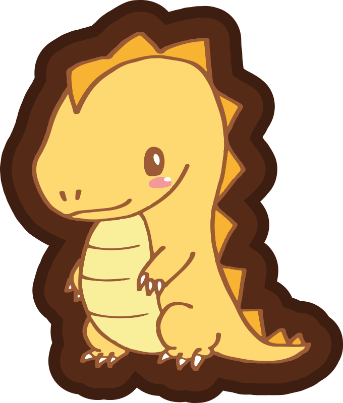 Srčkan dinozaver dinozaver Otroške vinilna preproga - TenStickers