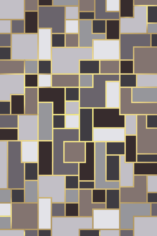 Polirano siva oblika Vinilna preproga s kamnitim vzorcem - TenStickers