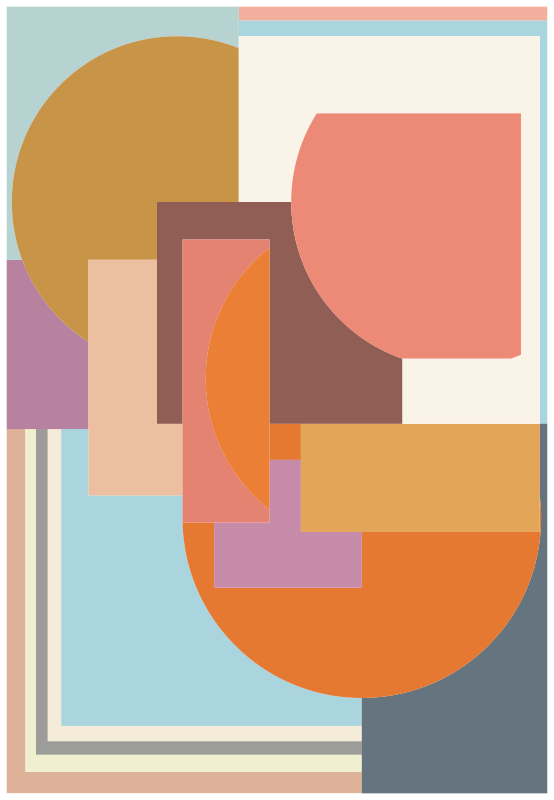 Striking forms vinilne preproge z geometrijskimi vzorci - TenStickers