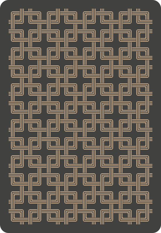 Kvadrati okovani mozaik talne ploščice - TenStickers