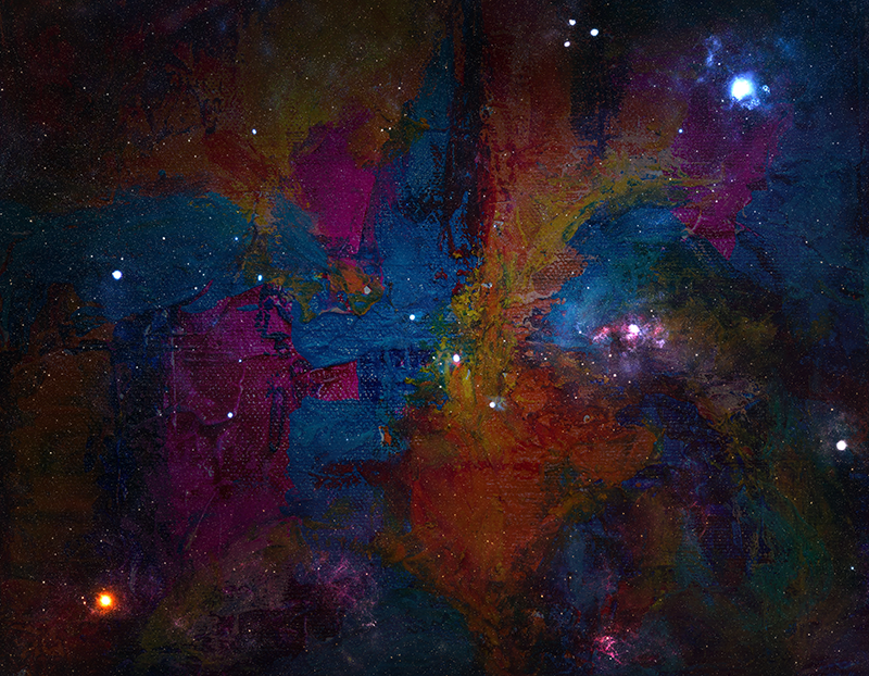 Abstraktna preproga splash moder preproga - TenStickers