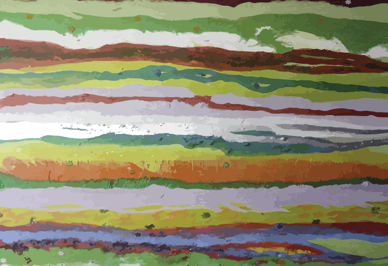 živahne poslikane barve Vinilna preproga s črtami - TenStickers