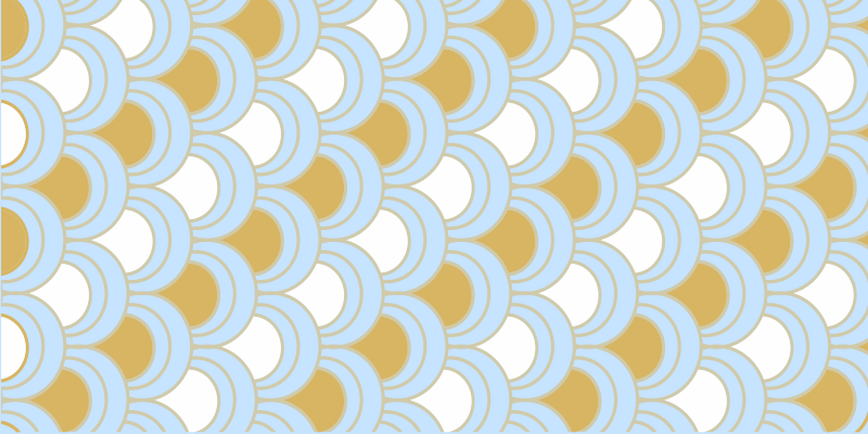 Blue curved pattern vinilne preproge z vzorci - TenStickers