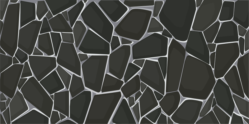 Elegant pebble pattern vinilna preproga s kamni - TenStickers