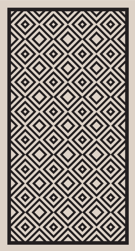 Diamond pattern play vinilne preproge z vzorci - TenStickers