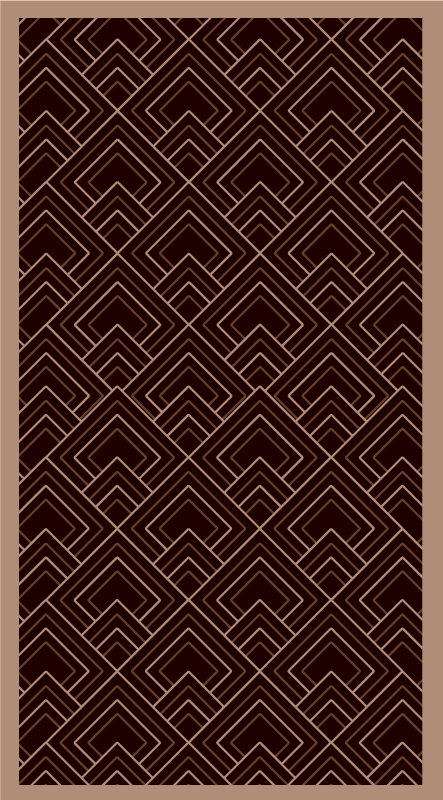 črna sestava Vinilne preproge za spalnico - TenStickers