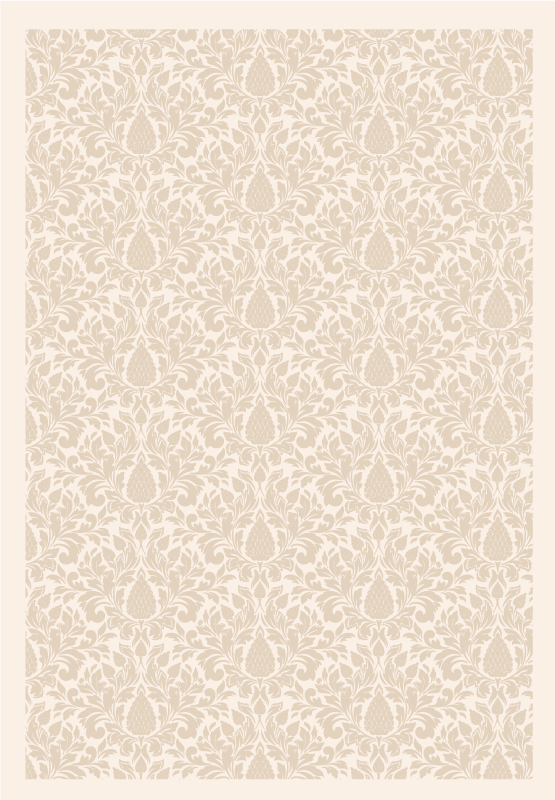 Eleganten cvetlični motiv Naravne vinilnea preproga - TenStickers