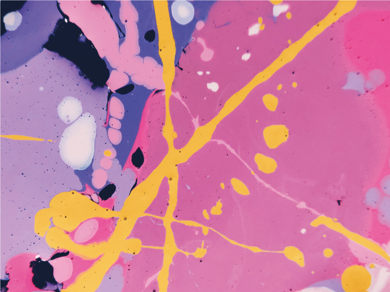 Pisani abstraktni brizgi Vinilne talne obloge z teksturo - TenStickers