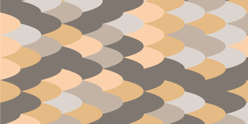 Subtilen vzorec valov Vinilna preproga s črtami - TenStickers